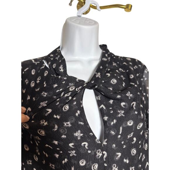 NWT Maison Common Silk Blouse Sz. 40 (US 8) - Picture 3 of 16